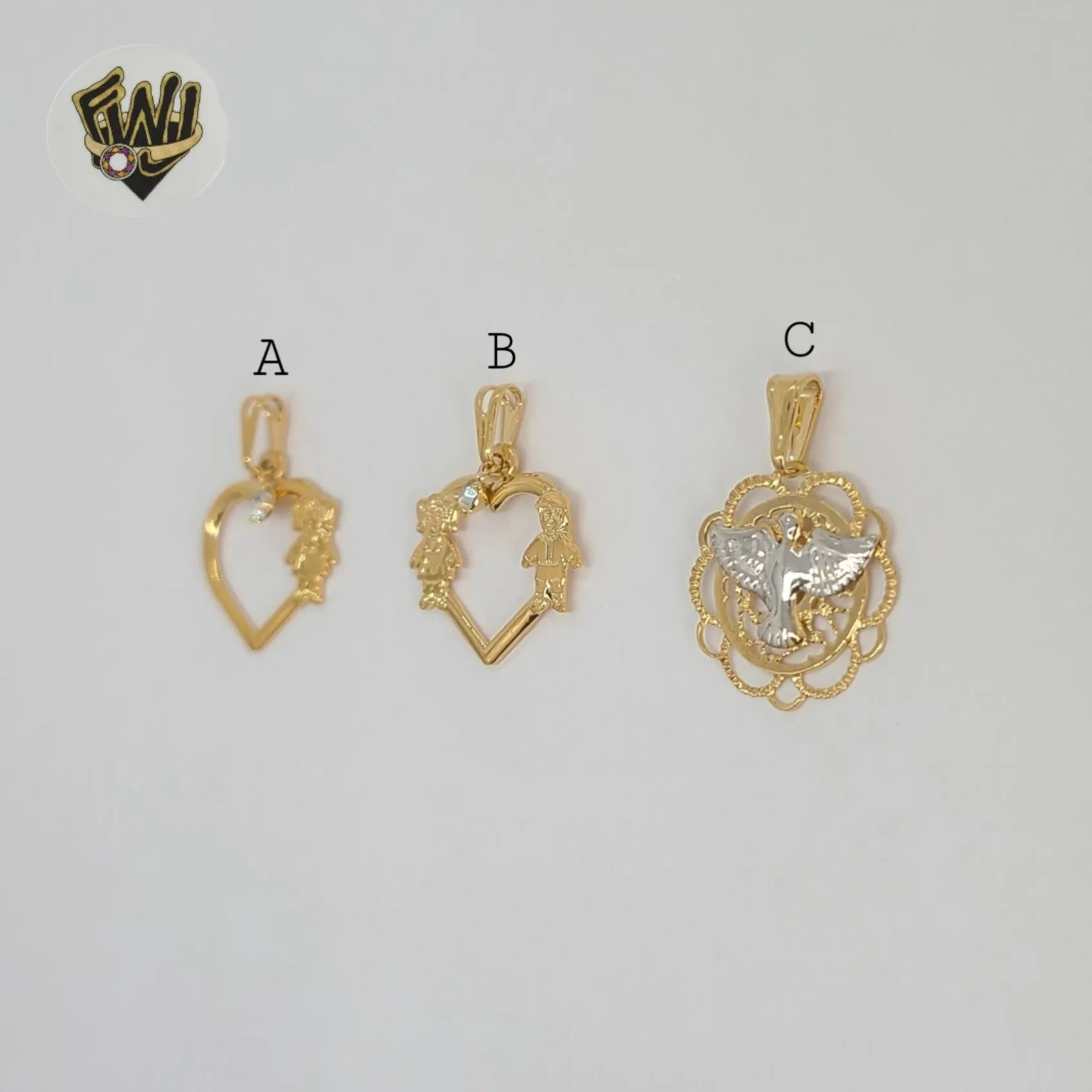 (1-2184-1) Gold Laminate Pendants - BGF