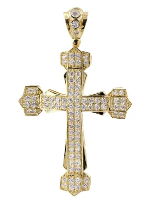 10K Gold Cross Pendant  |  16.7 Grams