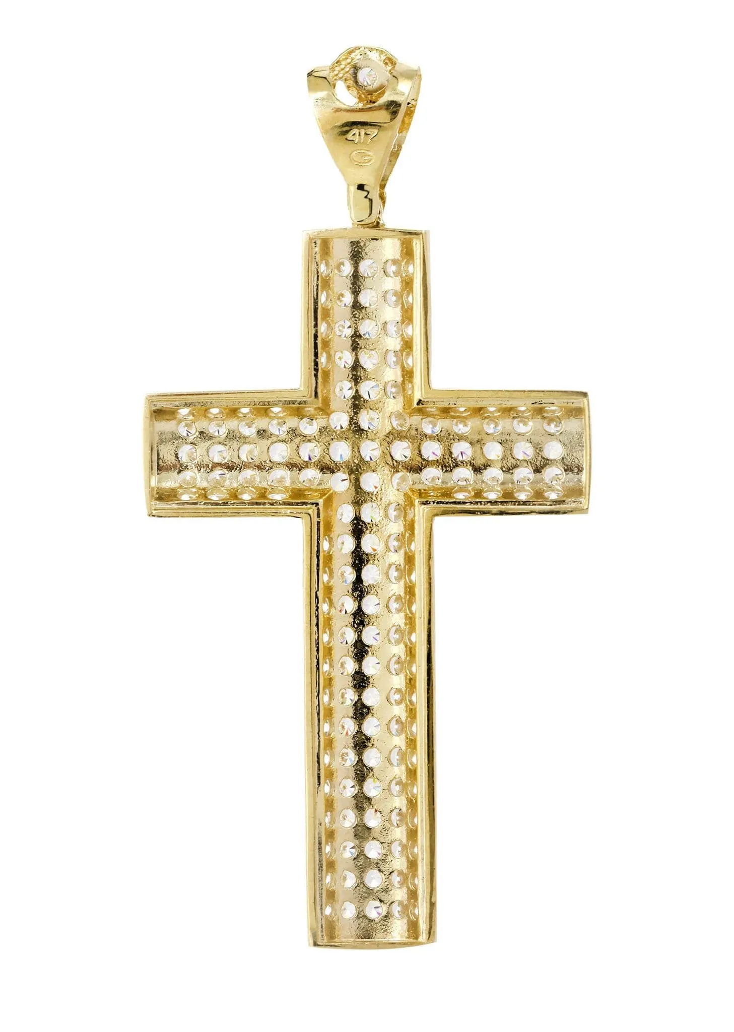 10K Gold Cross Pendant  |  17.4 Grams