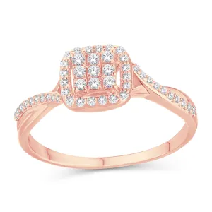 10KT-0.20CTW LADIESRING