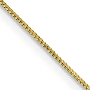 10KT Yellow Gold 14-inch 0.5MM Childrens Box Chain