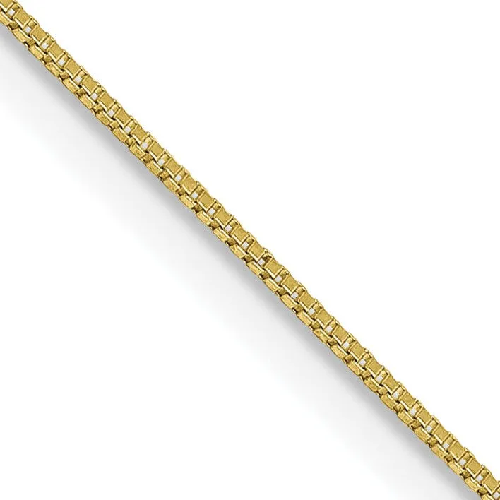 10KT Yellow Gold 14-inch 0.5MM Childrens Box Chain