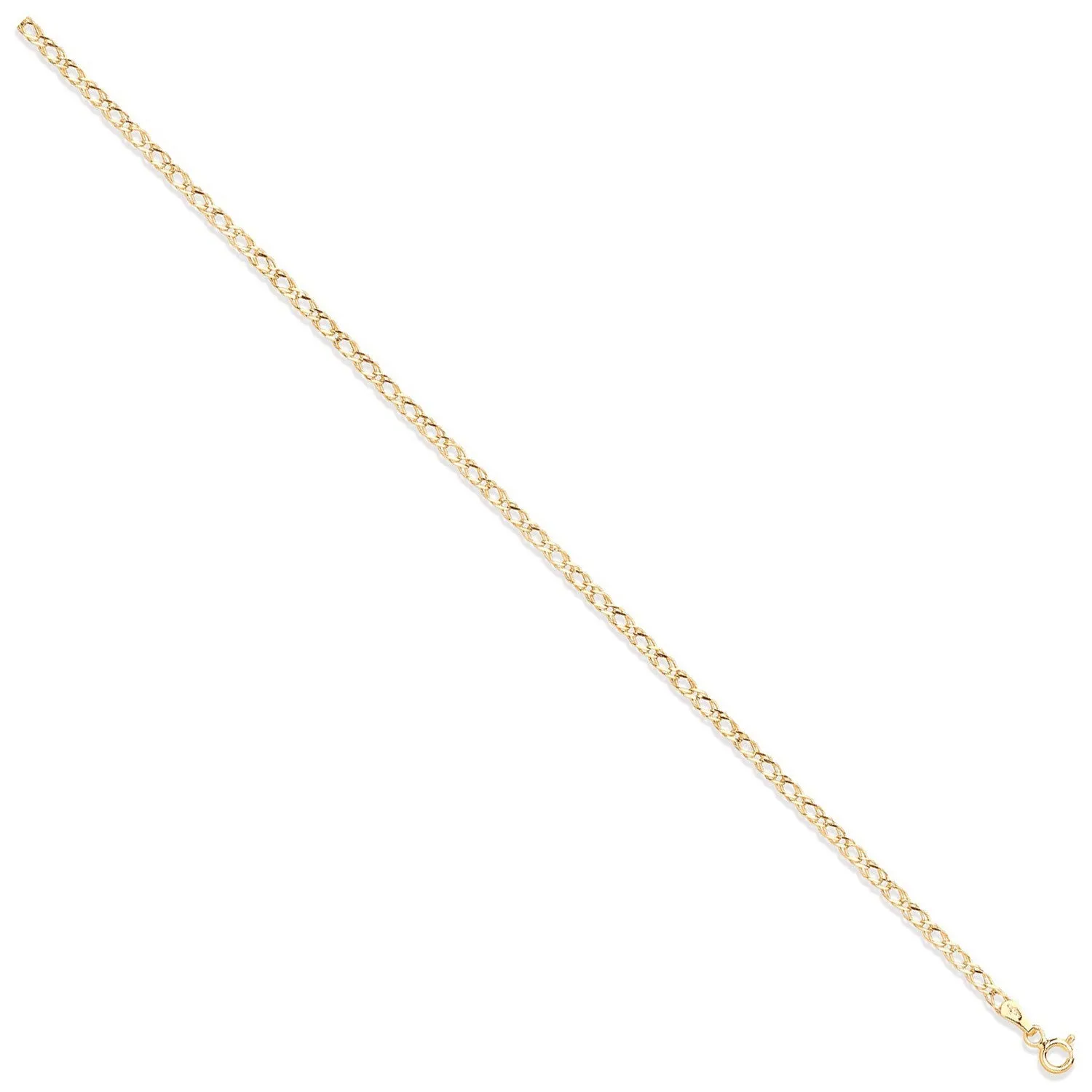 18ct Gold Double Curb Chain