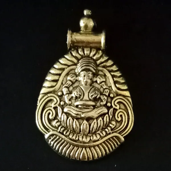 60x40mm Temple (Lakshmi) Pendants at unbeatable price sold by per piece pack (60% off)