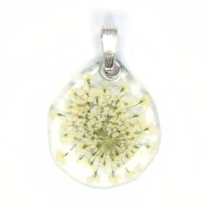 65035 Queen Anne's Lace Flower Pendant