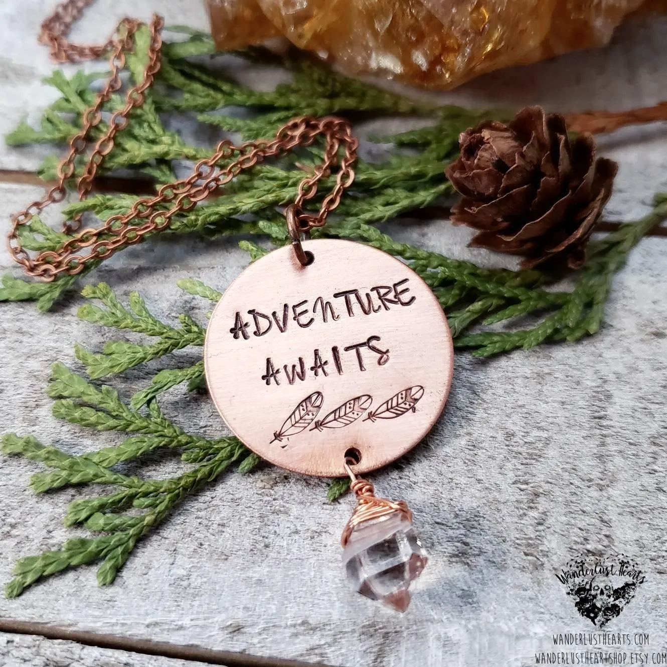 Adventure Awaits necklace