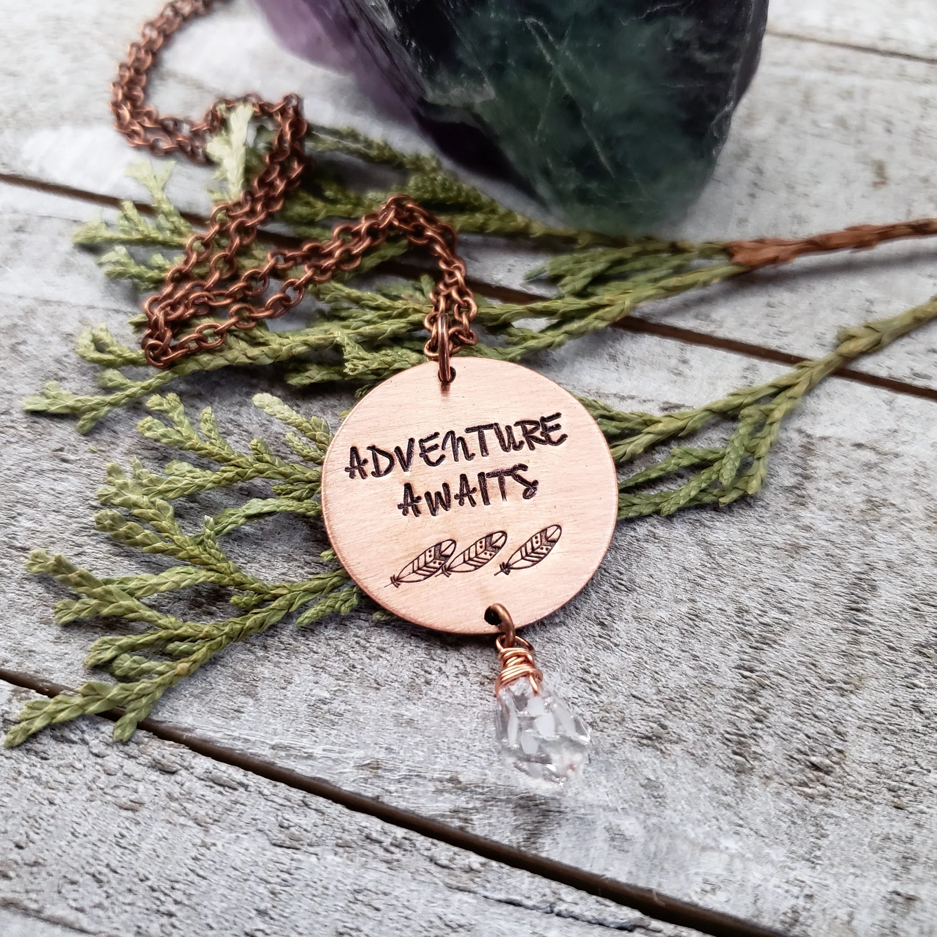 Adventure Awaits necklace