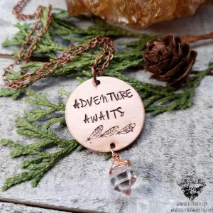 Adventure Awaits necklace