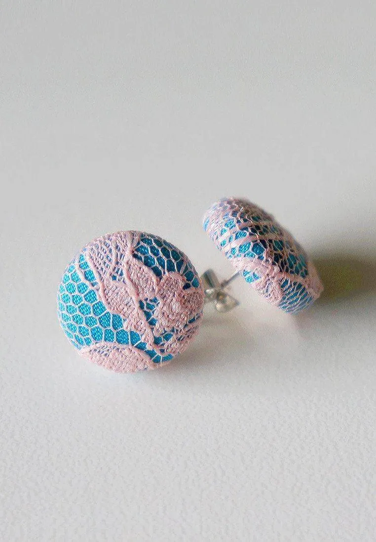 Amelia Lace Stud Earrings