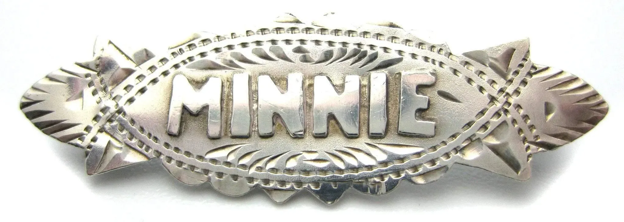 Antique Victorian 1880s 'Minnie' Brooch