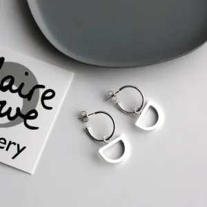 Arc Hoop Earrings