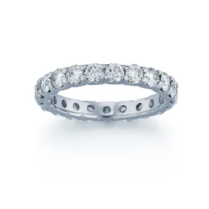 Barmakian Shared Prong Diamond Eternity Band