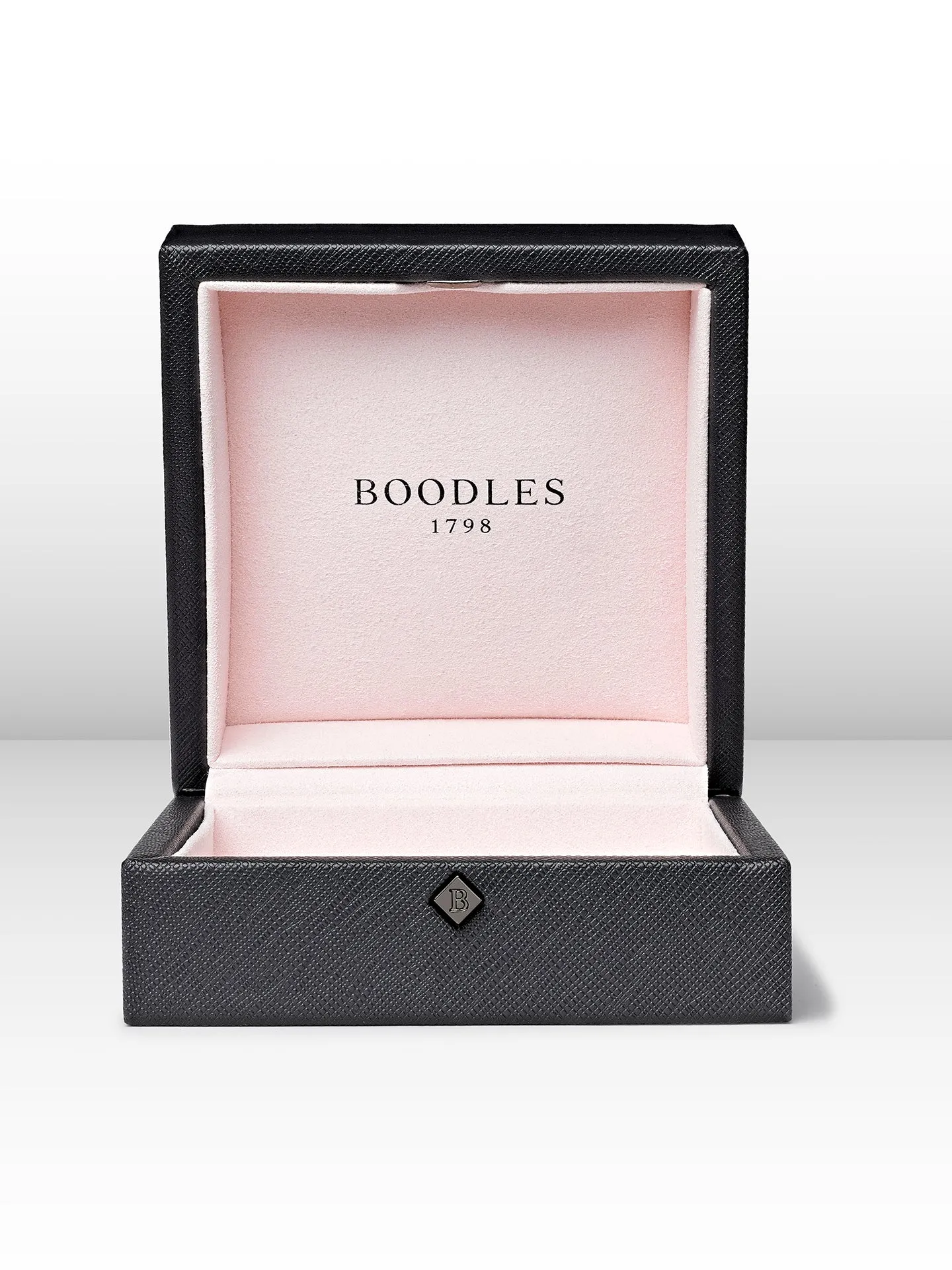 Be Boodles Large Rose Gold Diamond Pendant