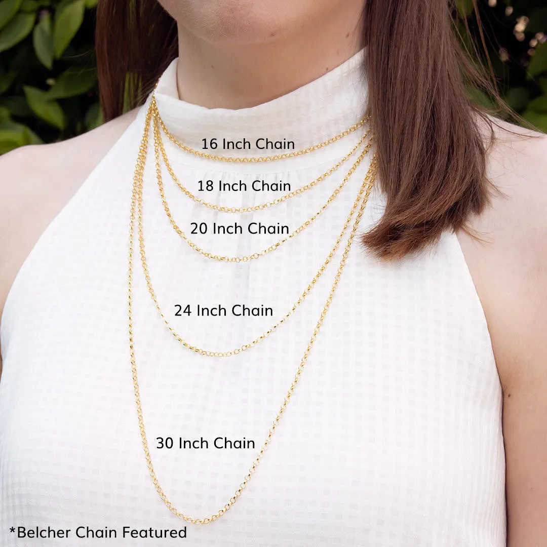 Beaded Chain | White Gold