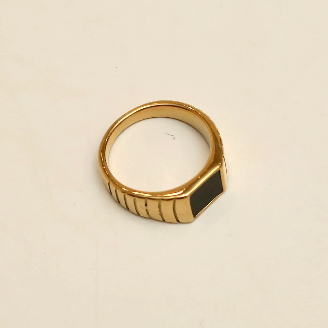 Black Square Signet Ring