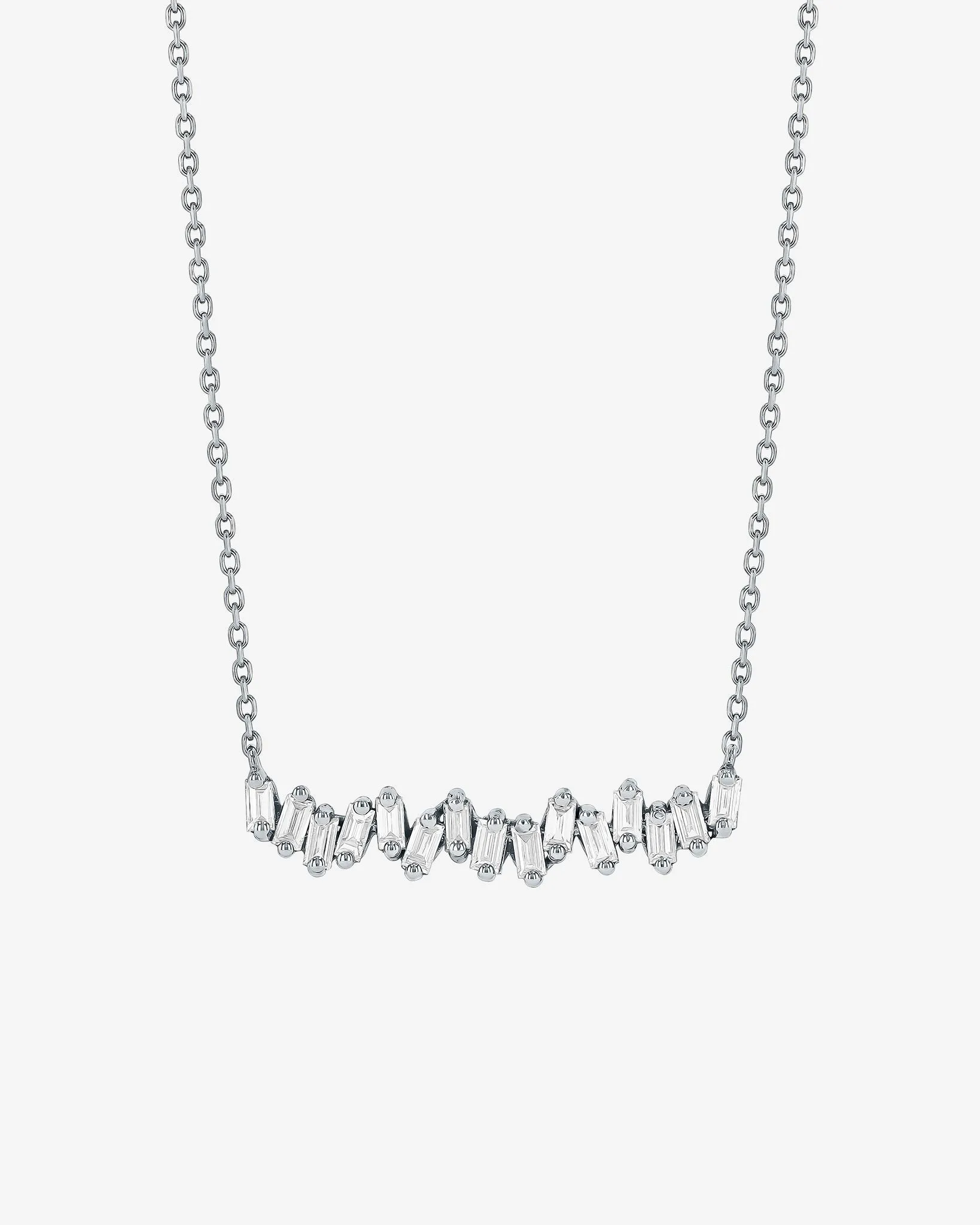 Bold Diamond Bar Pendant