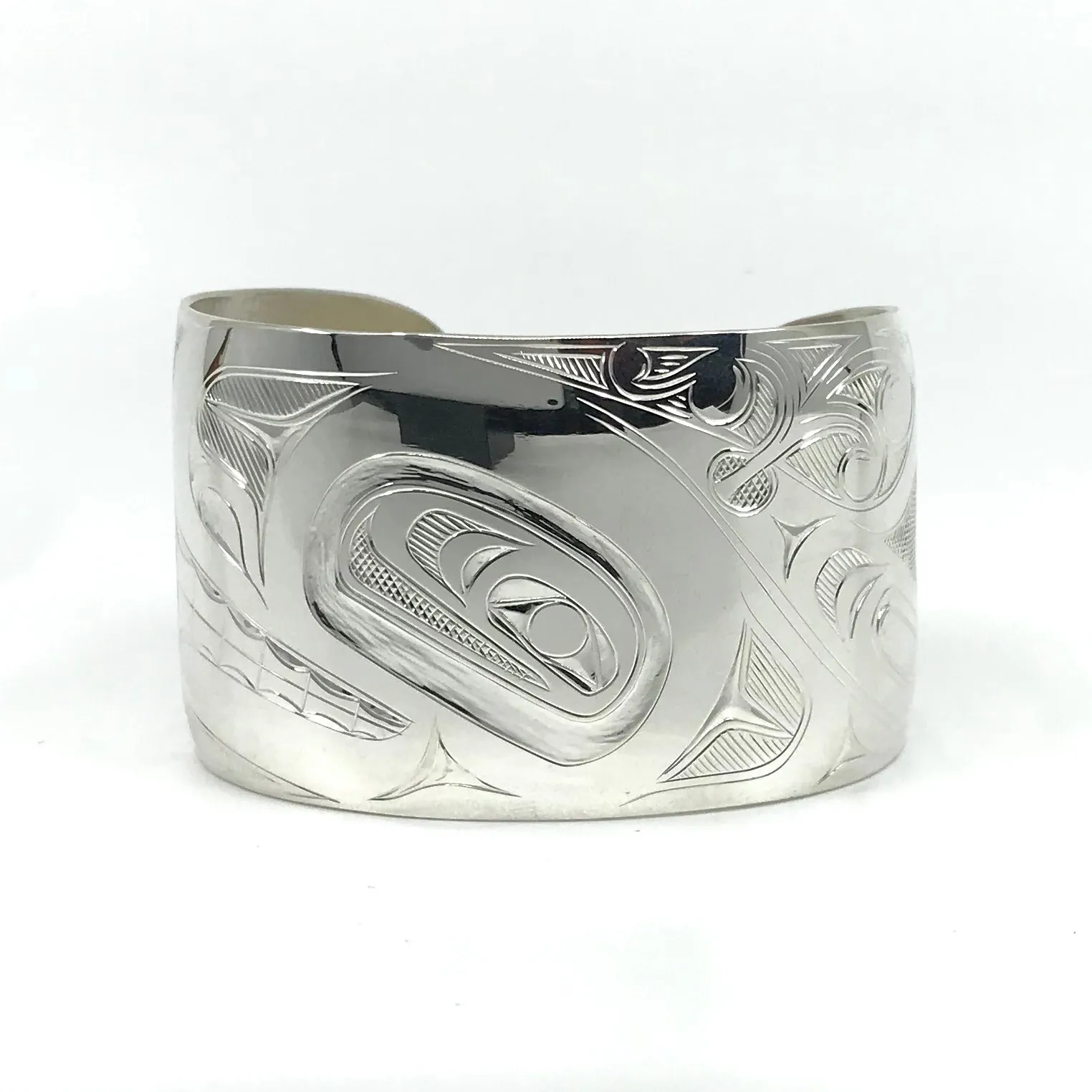 Bracelet- J. Galanin, Silver, Various Designs, 1.5"