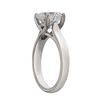 Classic Solitaire Engagement Rings - Trellis Design