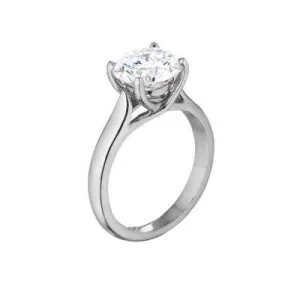 Classic Solitaire Engagement Rings - Trellis Design