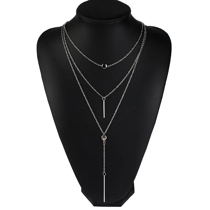 Clavicle chain short necklace pendant sweater chain