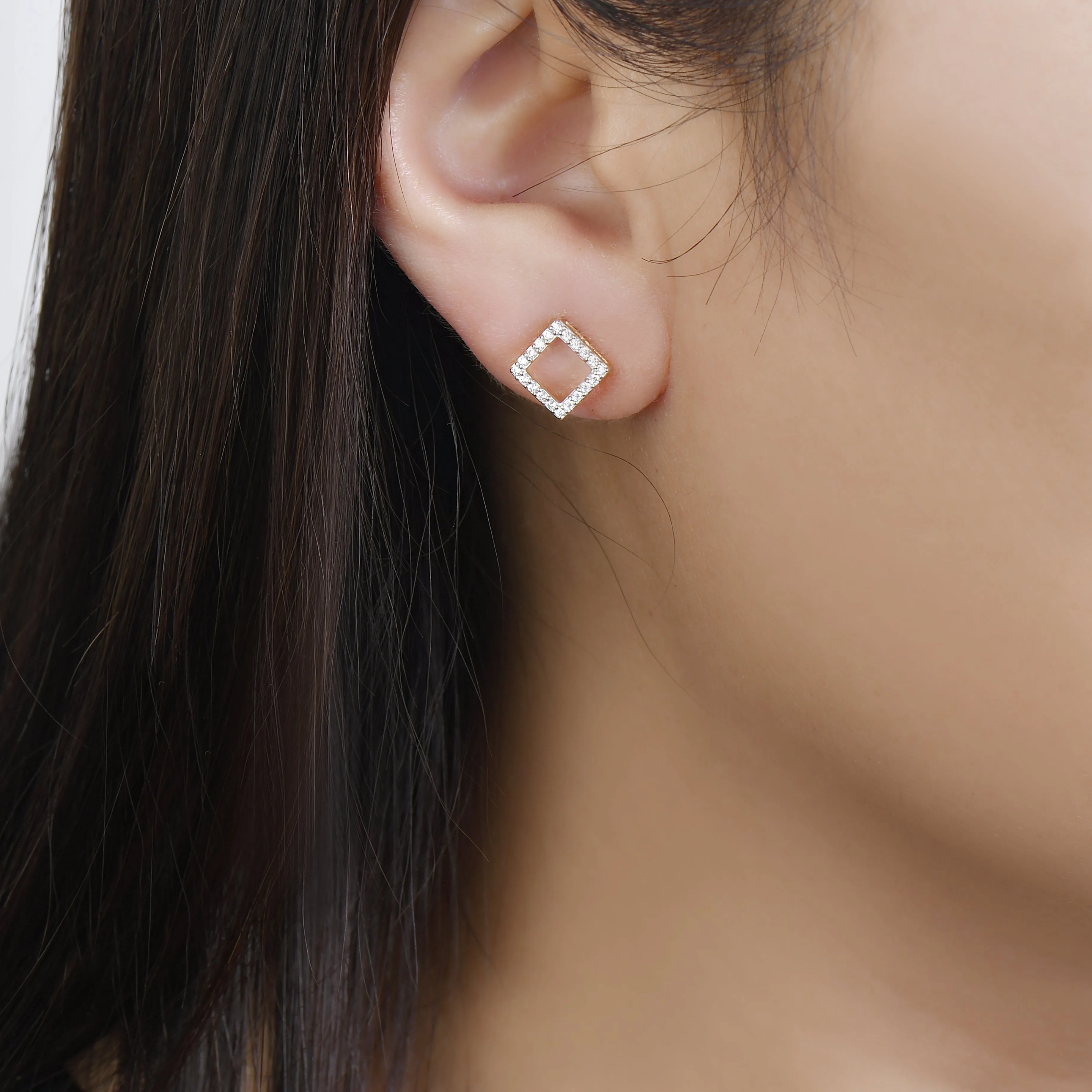 Connection Diamond Multifunctional Earrings