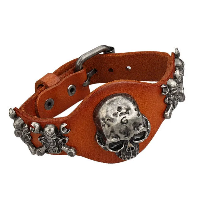 Cuff bracelets & bangles,genuine leather charm love bracelet