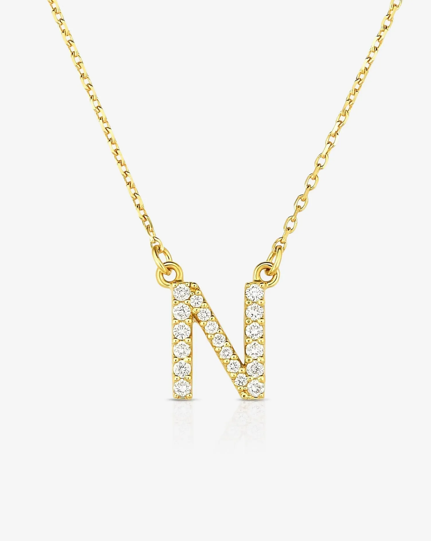 Diamond Initial Necklace