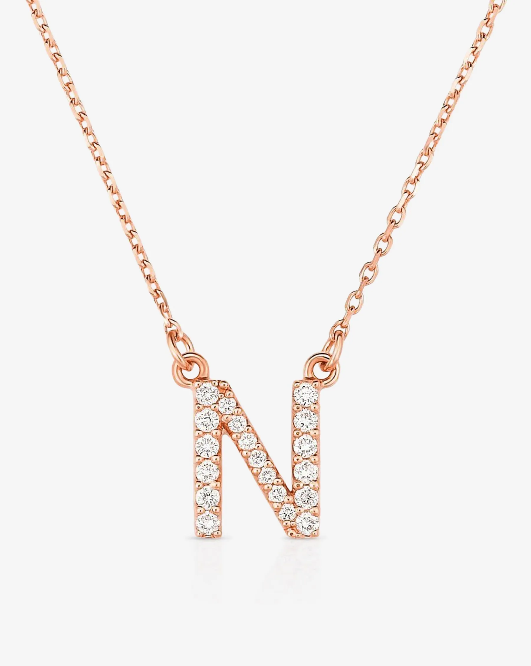 Diamond Initial Necklace