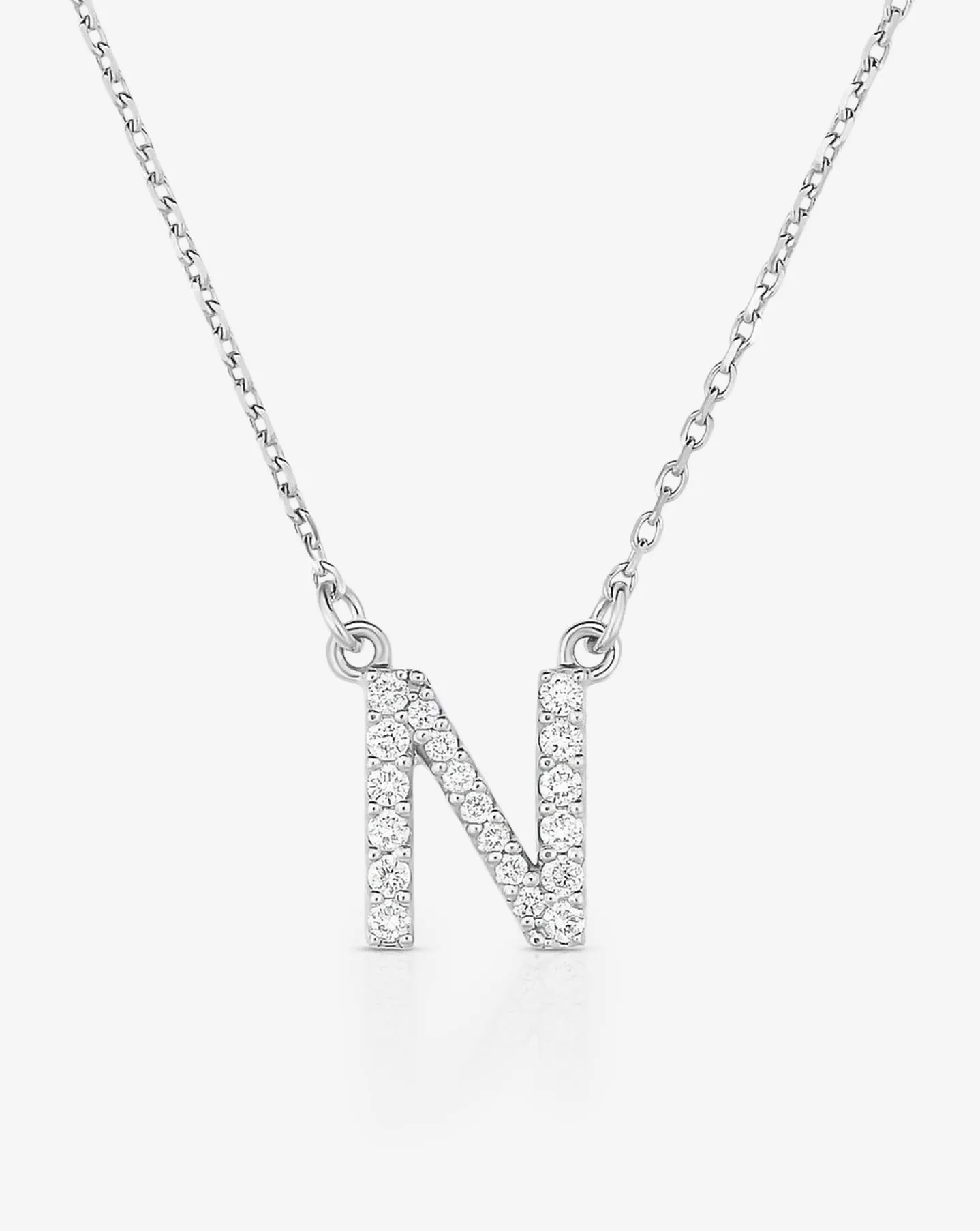 Diamond Initial Necklace