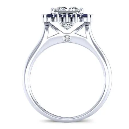 Dicentra - Princess Lab Diamond Engagement Ring (IGI Certified)