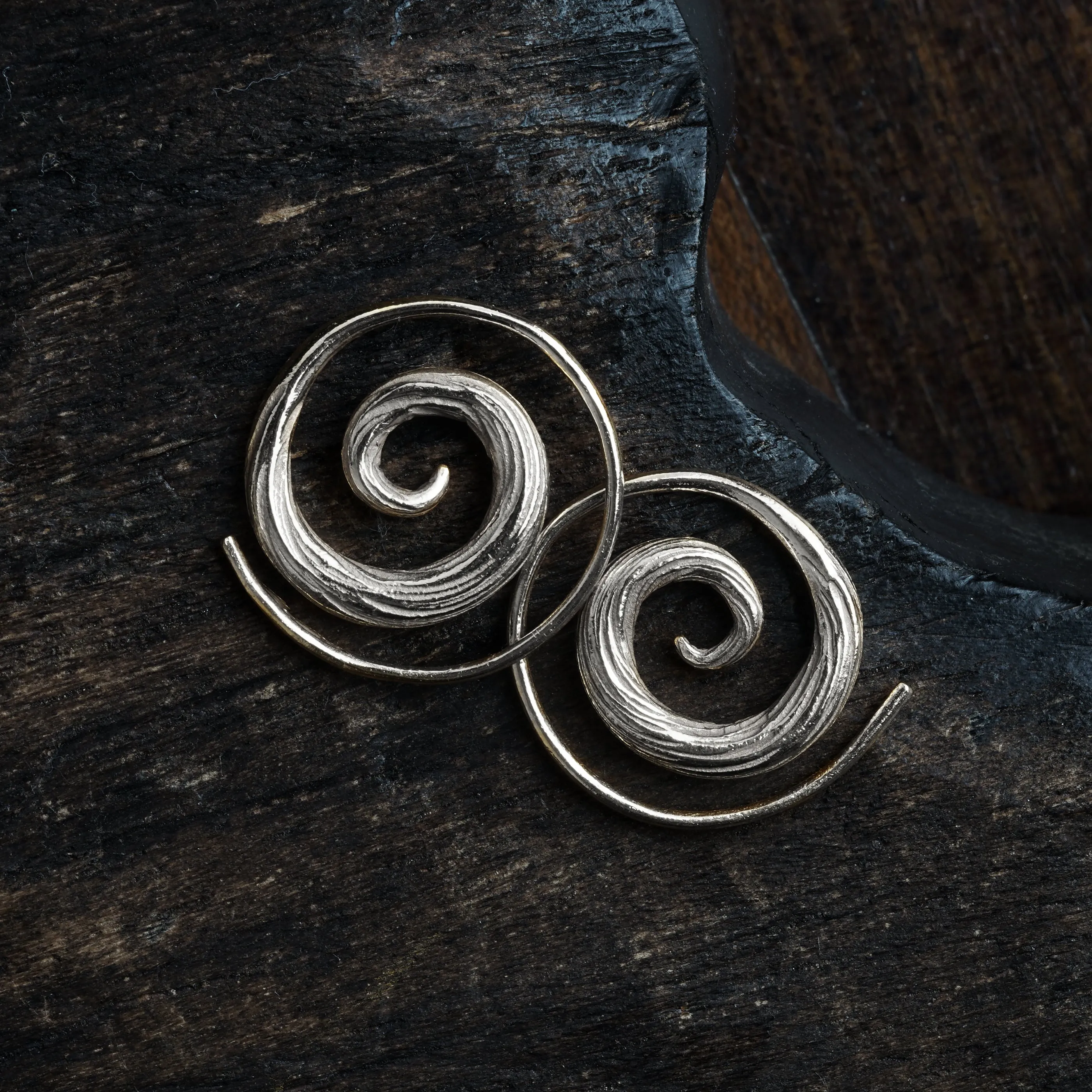 El Nino Spiral Earrings