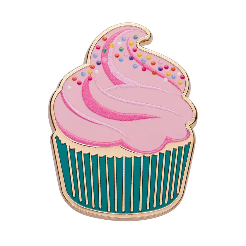 Erstwilder x Katherine Sabbath - Iced Cupcake Enamel Pin