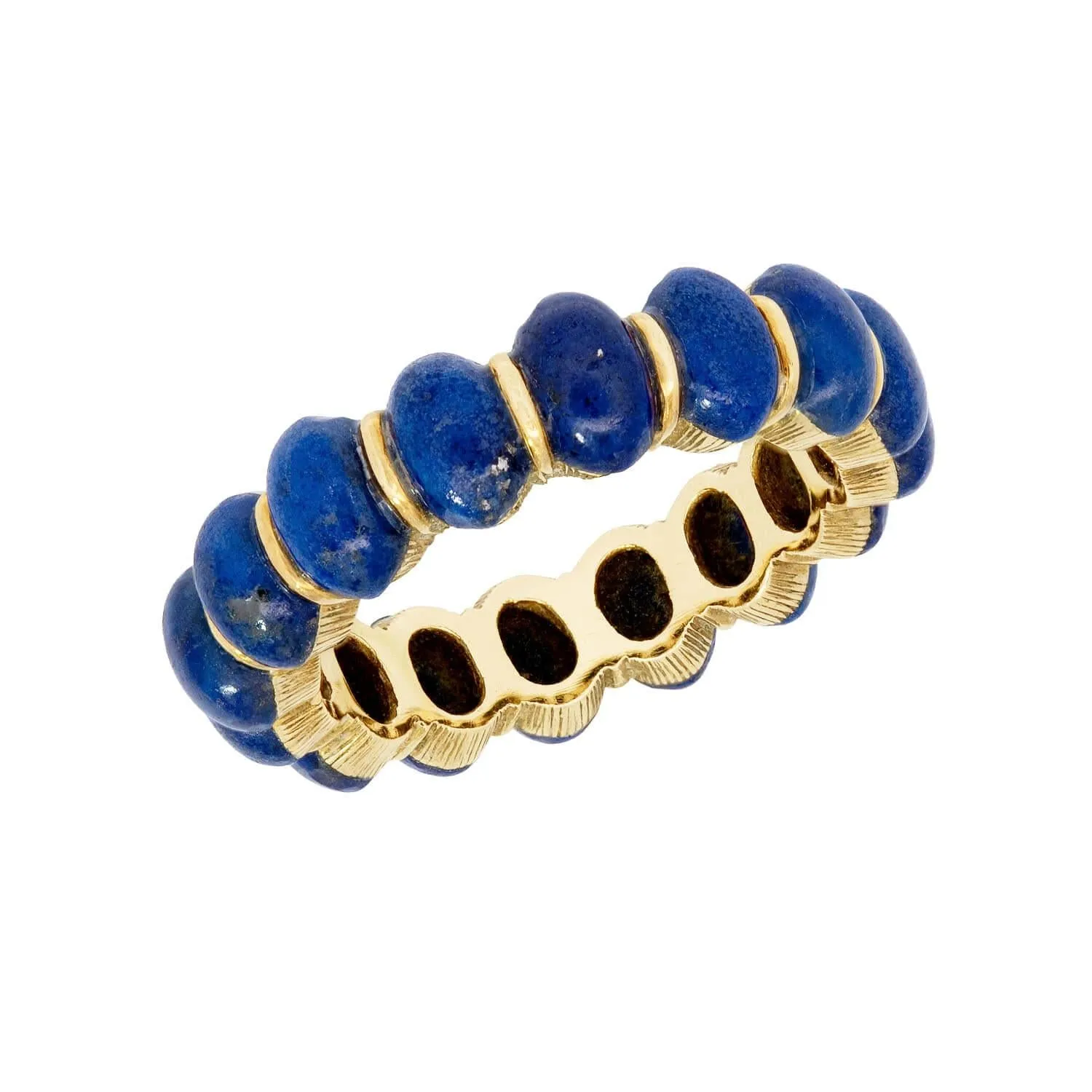 Estate 14k Lapis Multi-Stone Ring