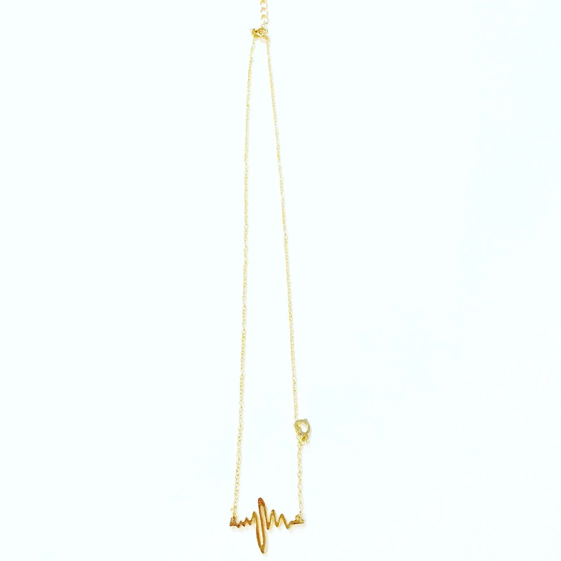 Every Heartbeat Necklace in Gold