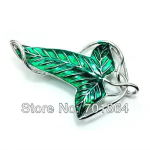 Fashion Jewelry Leaf Brooch Green Leaf Pins Vintage Gift Accessory