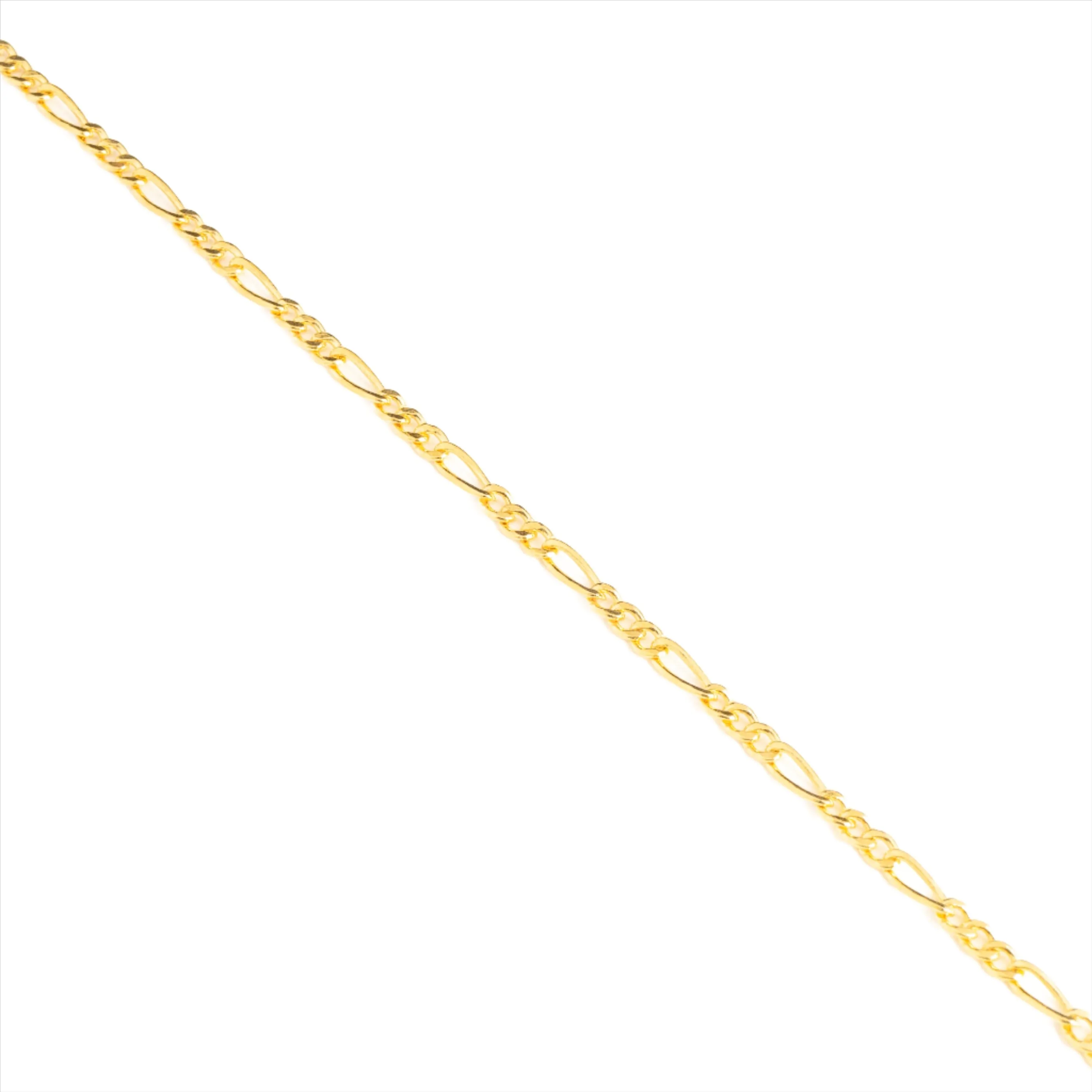 Figaro Bracelet In Gold Filled