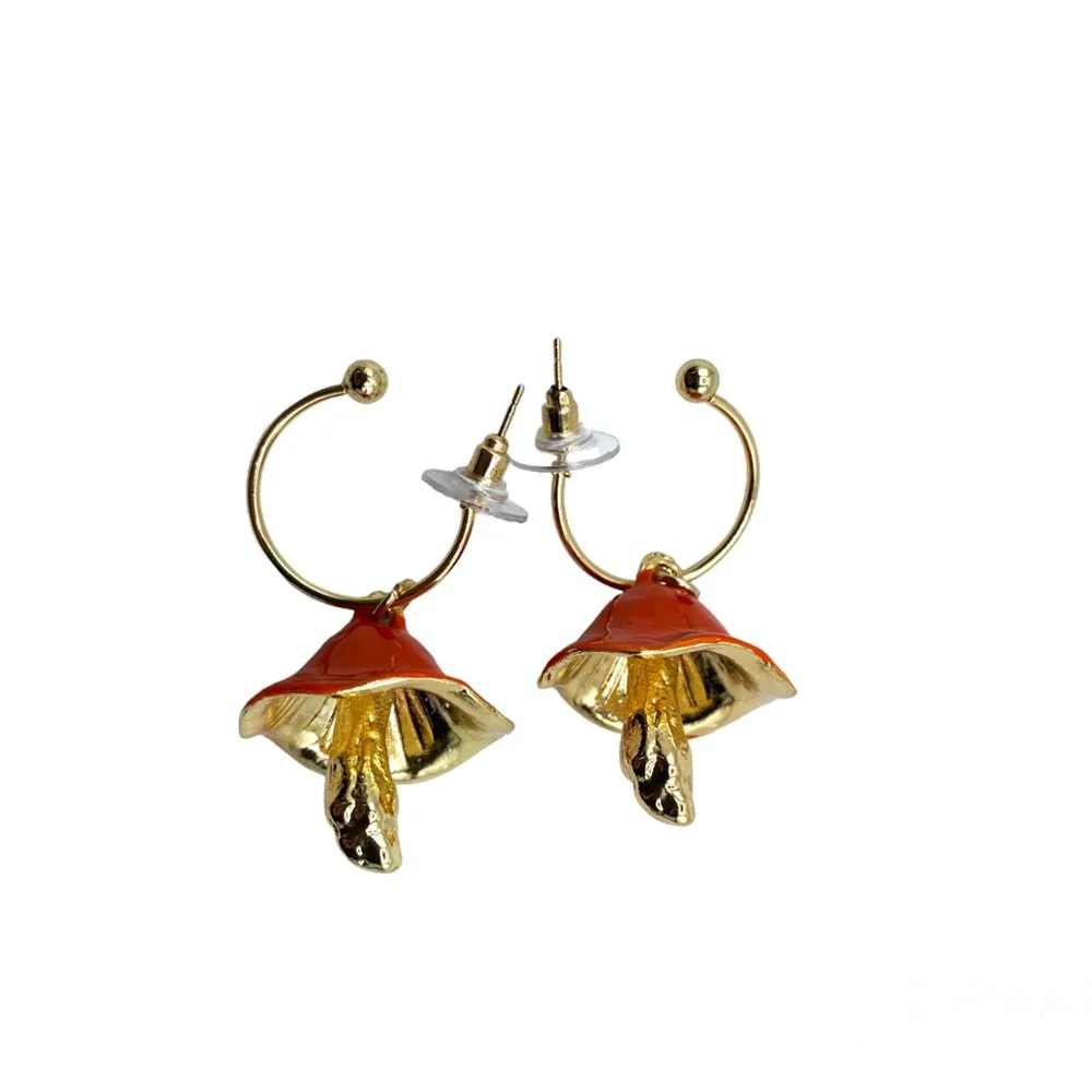 Forage Red Earrings