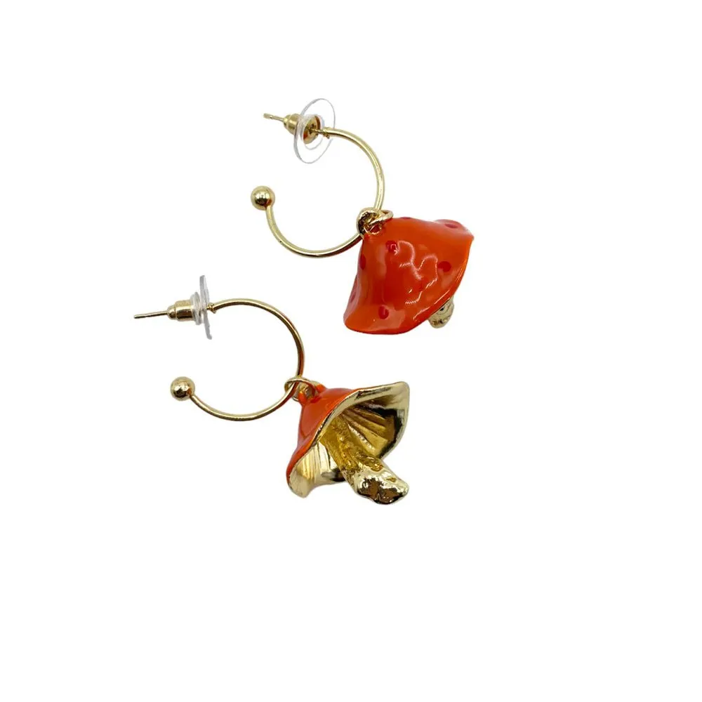 Forage Red Earrings