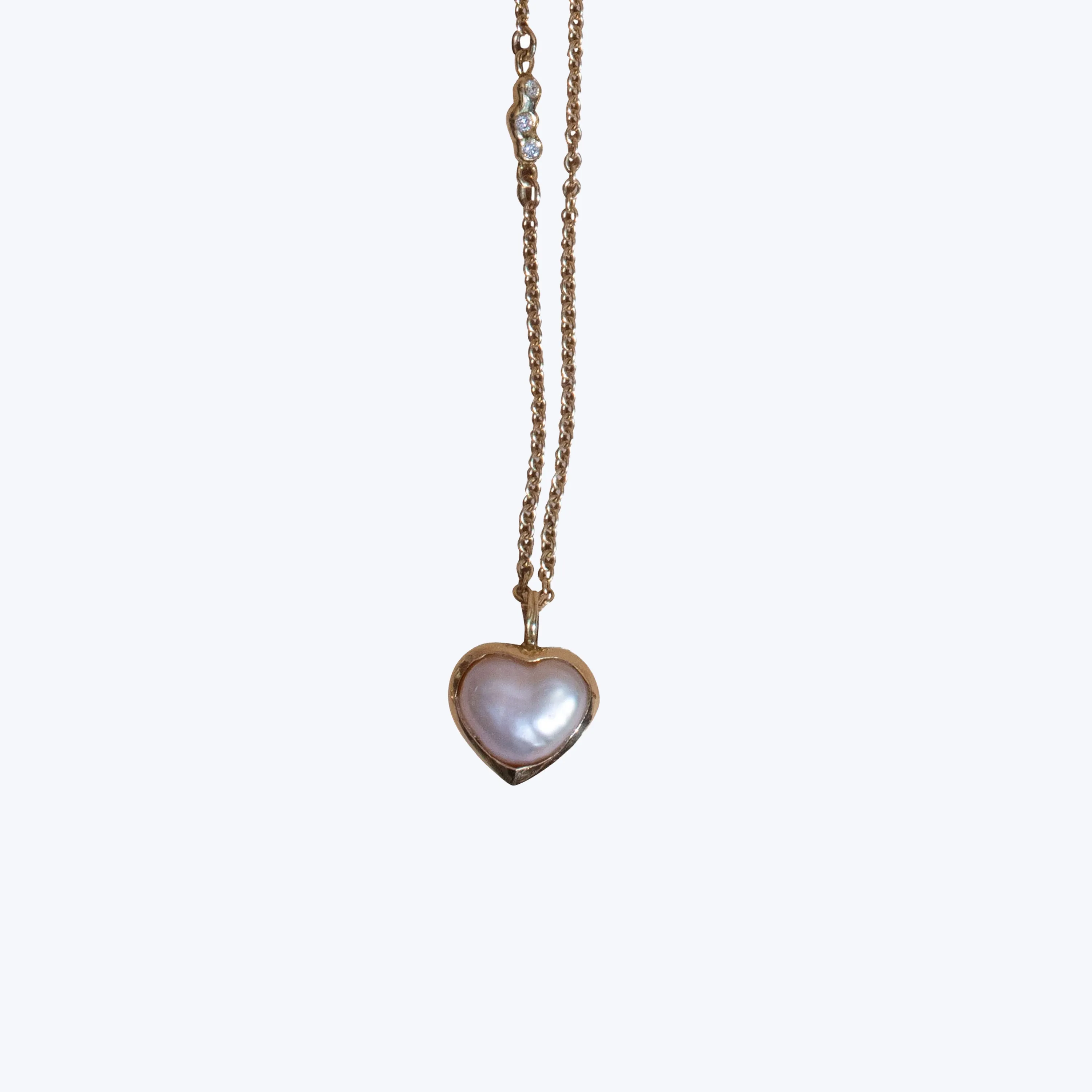 Freshwater Pearl Heart Pendant