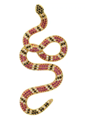 Gold Twisted Snake Pendant | 10 Grams