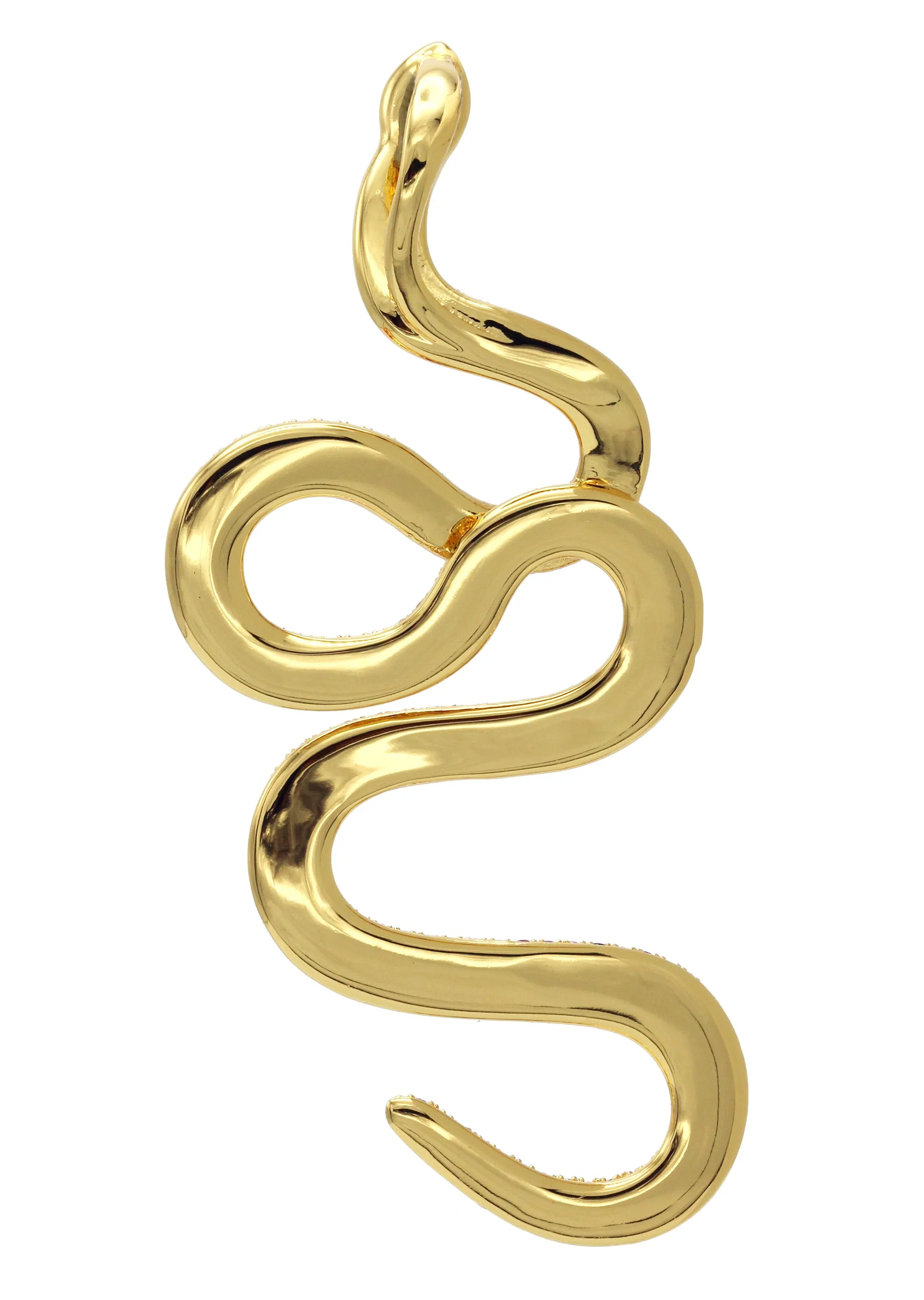 Gold Twisted Snake Pendant | 10 Grams