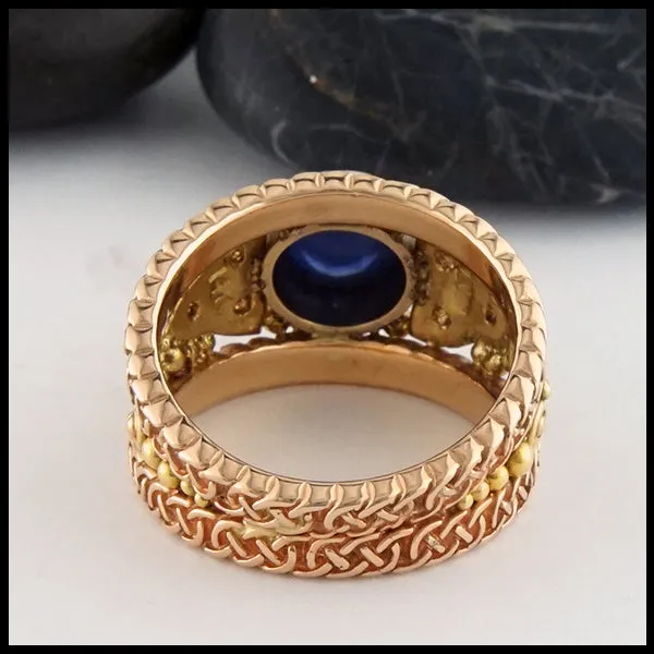 Josephine's Knot Sapphire Ring