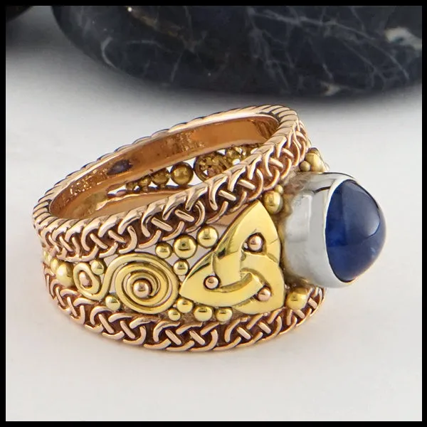 Josephine's Knot Sapphire Ring