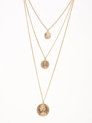 Layered Coin Necklace