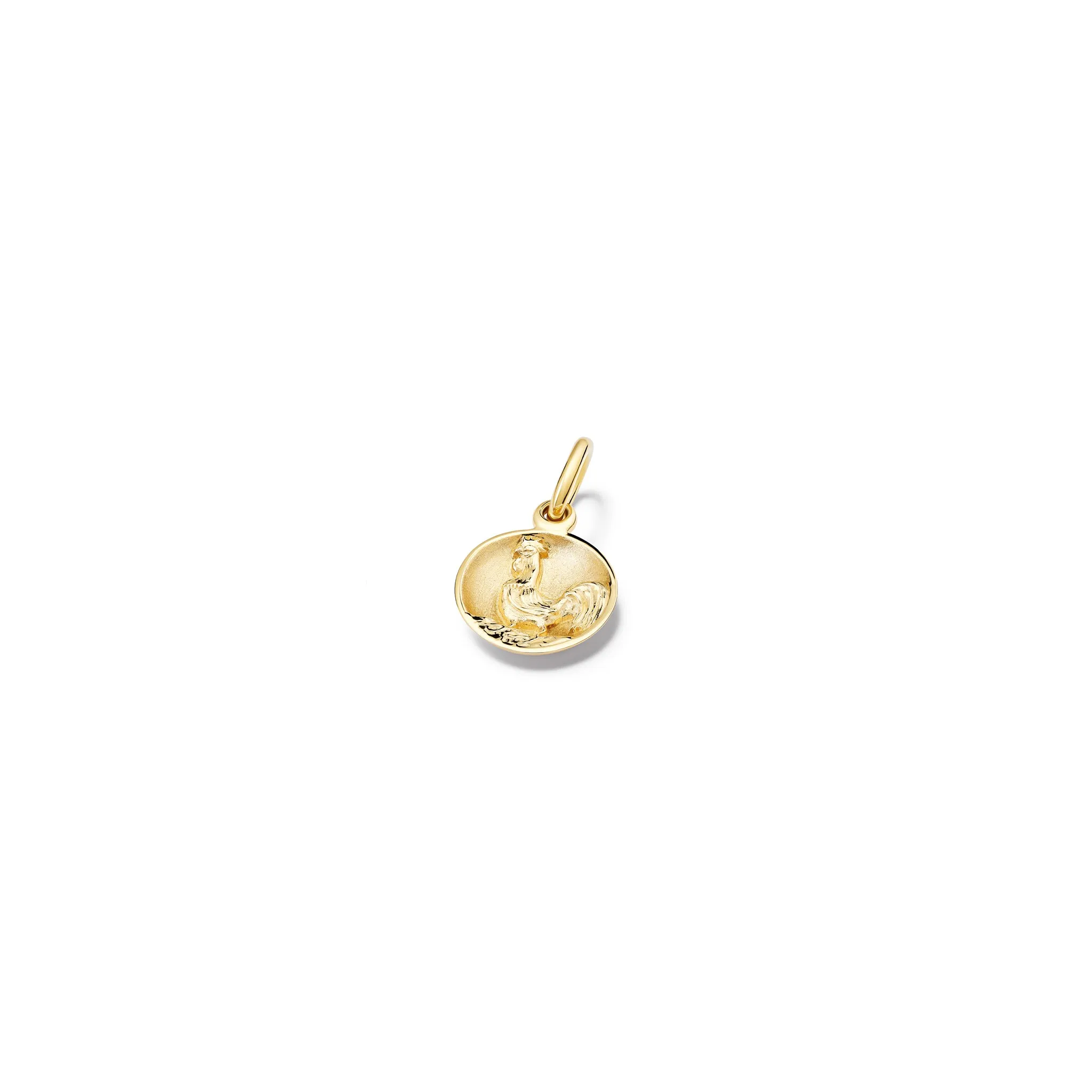 Le Coq Gaulois Necklace Pendant Yellow Gold