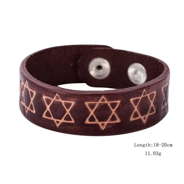 Leather Bracelets Amulet Jewelry