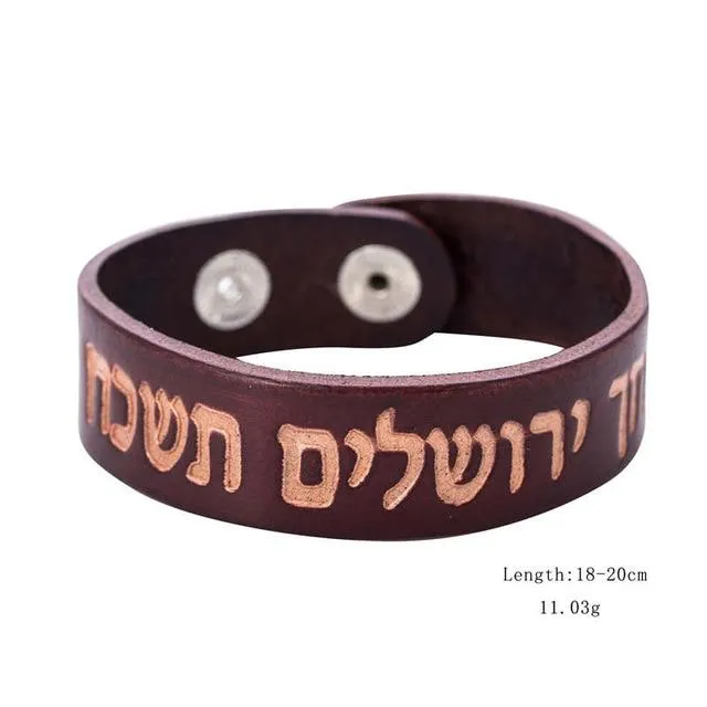 Leather Bracelets Amulet Jewelry