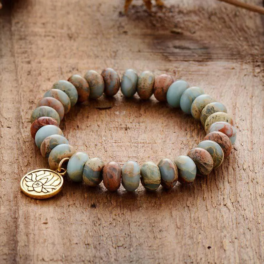 Lotus Charm Bracelet