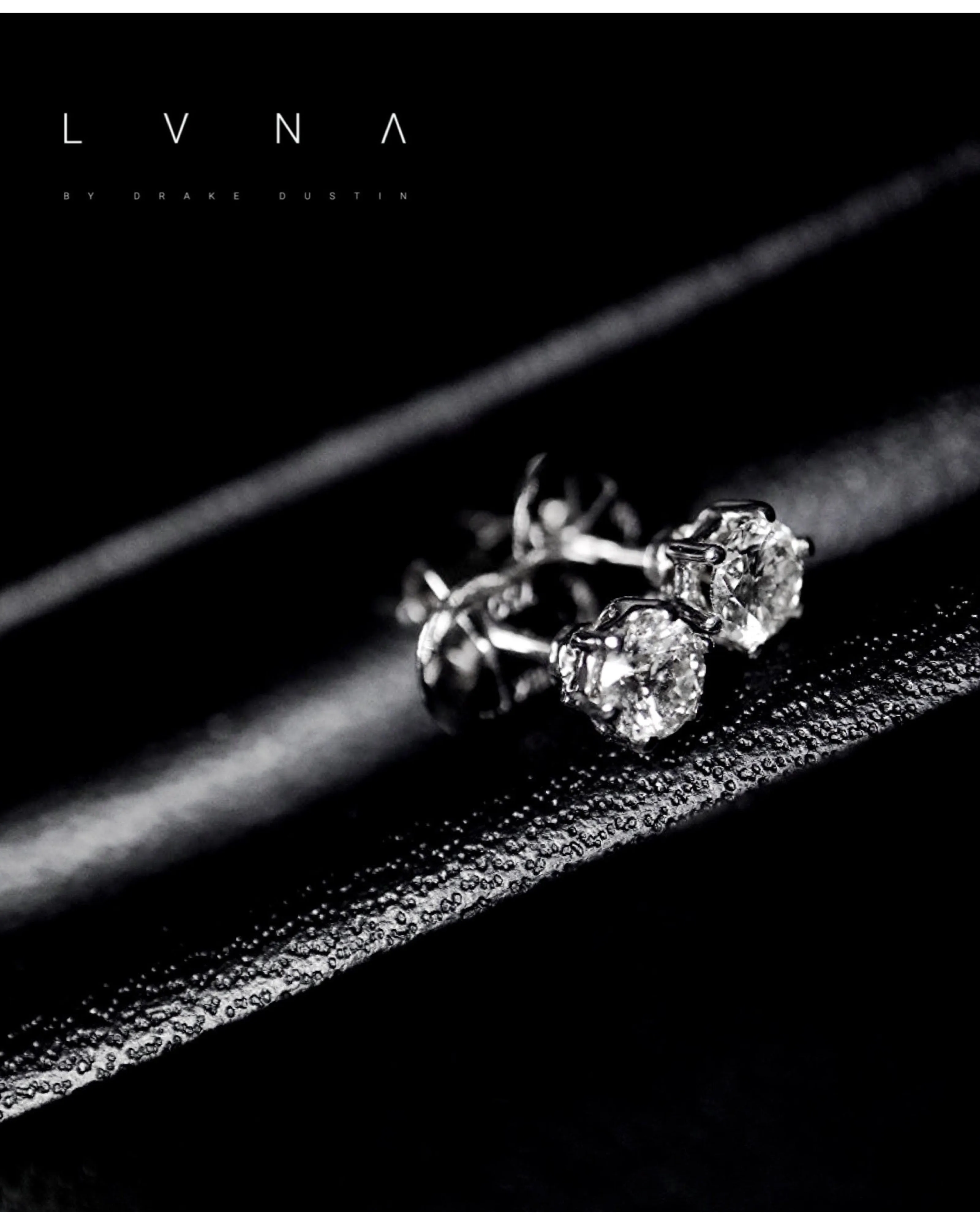 #LVNA2024 | 0.60cts F-H VVS-VS Round Brilliant Solitaire Natural Diamond Earrings 18kt #LoveLVNA