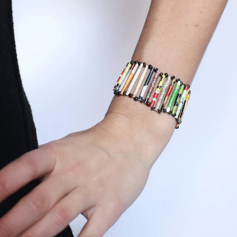 Magazine Wide Bracelet